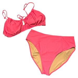 Old Navy 2 Piece Bikini Daylily Pink XL/XXL
